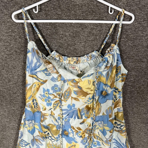 Faherty Dress Womens XS Multicolor Paradise Blossom Floral Maxi Sundress Strappy - Picture 2 of 11